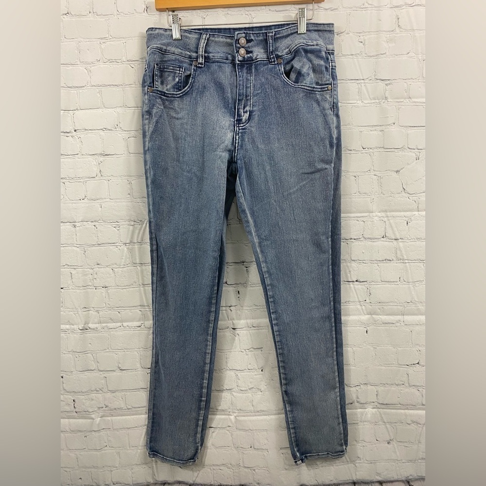 GTTON Jeans Womens Size 16 Skinny Medium Light Wash Pants
